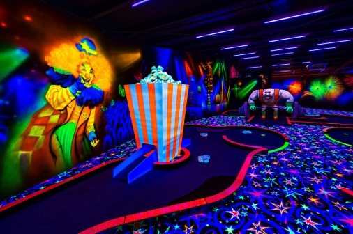 Indoor Putt Putt Art