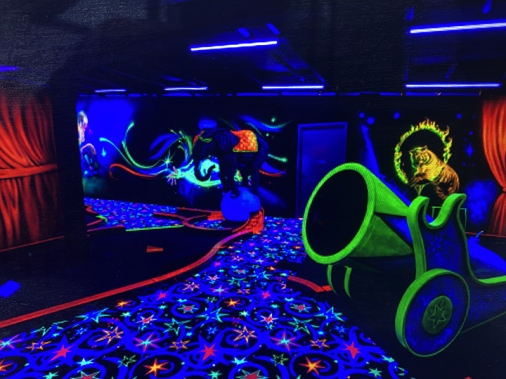 Indoor Putt Putt Art