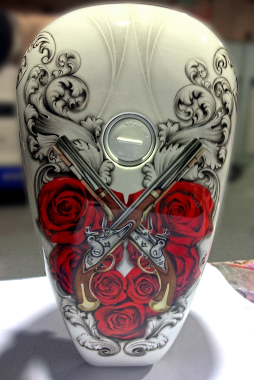 Airbrushed Bike Tank