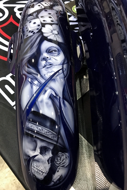 Airbrushed Bike Tank