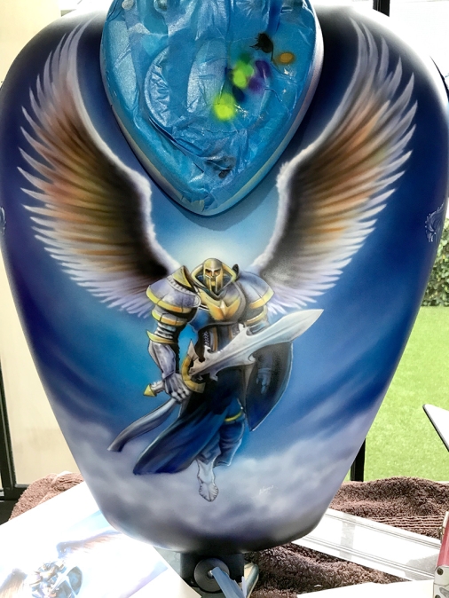 Airbrushed Bike Tank