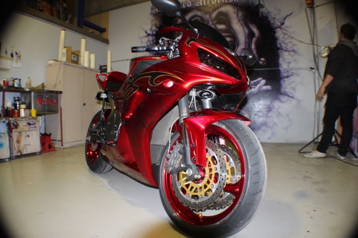 Bike - candy apple clown