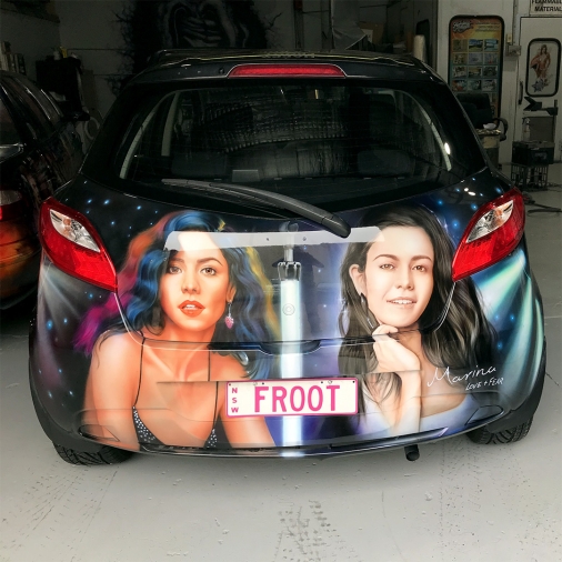 Airbrushed Car