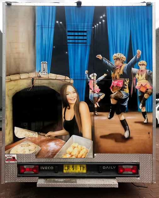 Airbrushed Food Truck