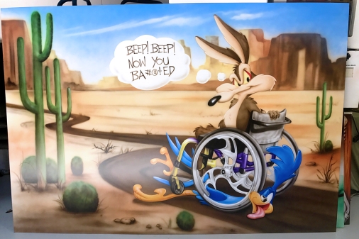 Coyote & Road Runner - Canvas