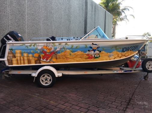 Boat scrooge