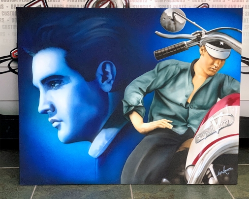 Elvis Airbrushed Art