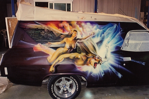 Airbrushed Panel Van (for James)