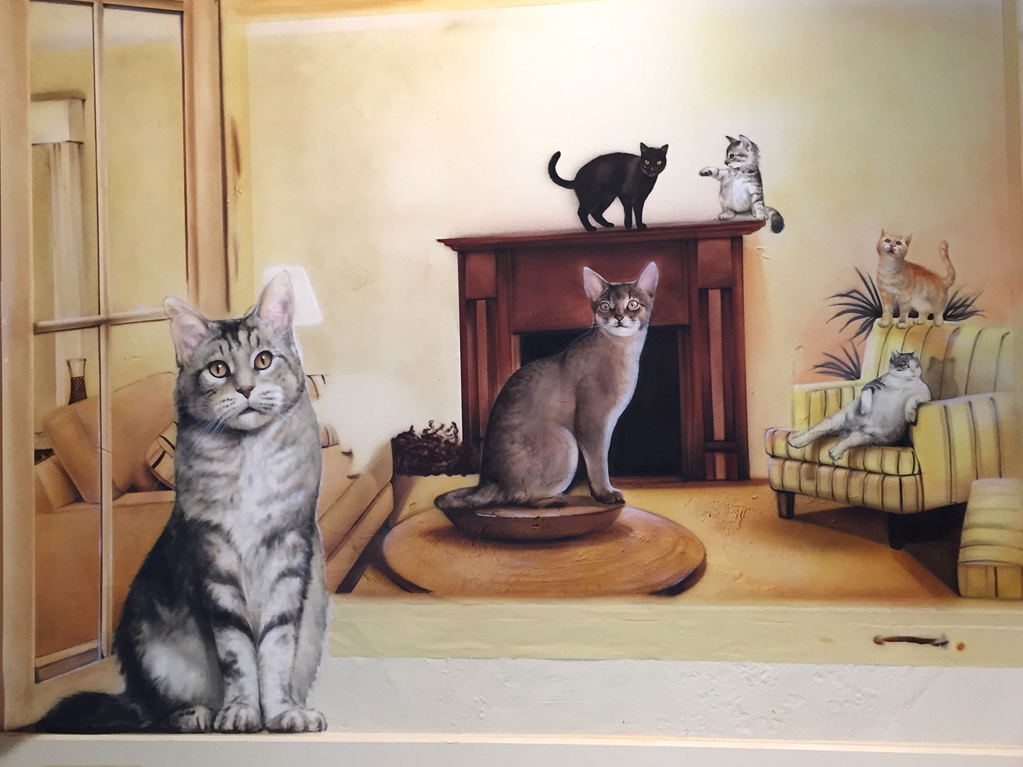 Cats - Wall Mural