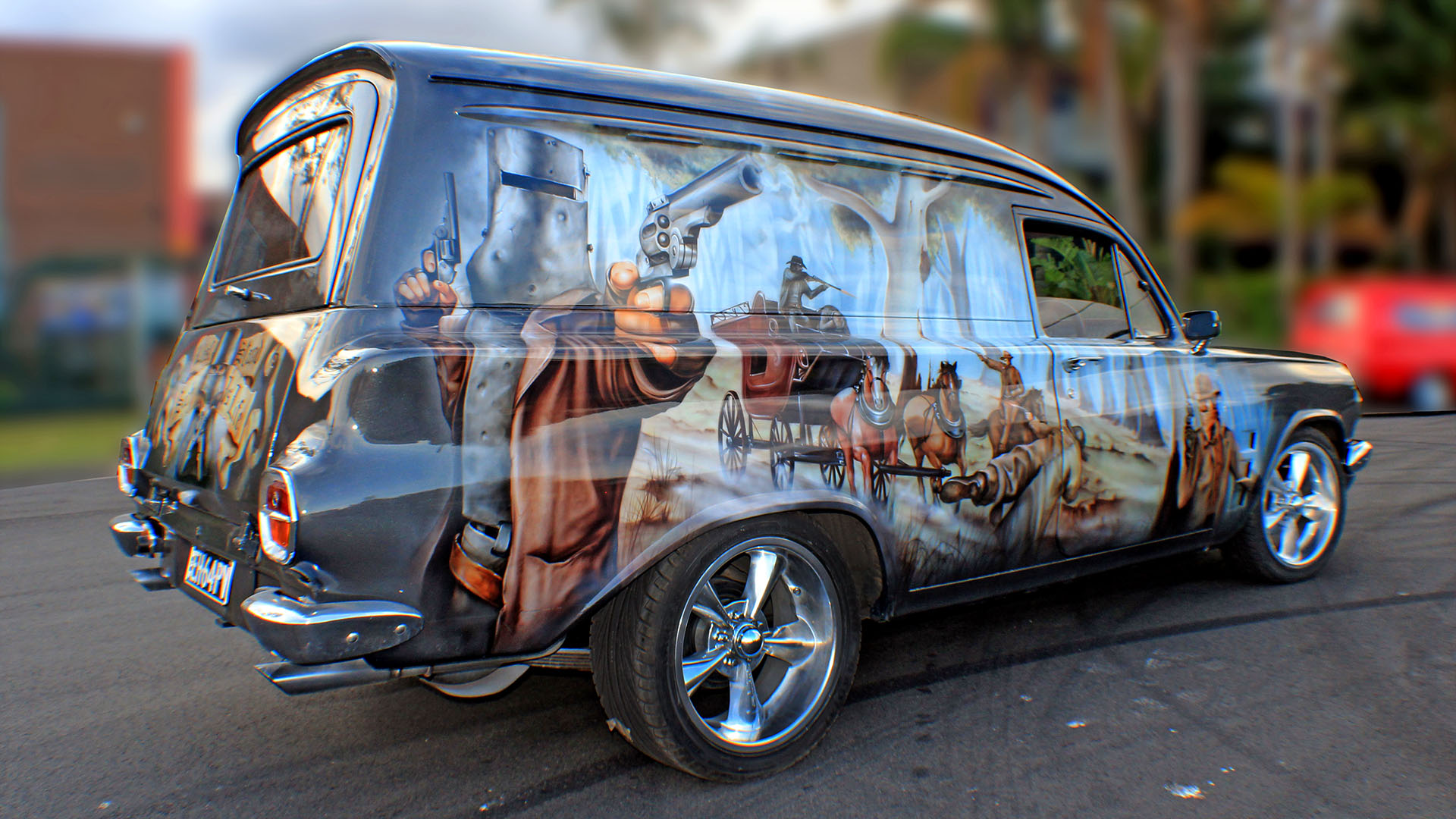 Airbrushed Panel Van - Ned Kelly
