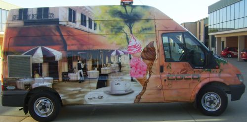 Promotional - Ice Cream van Airbrushed BAR COCO