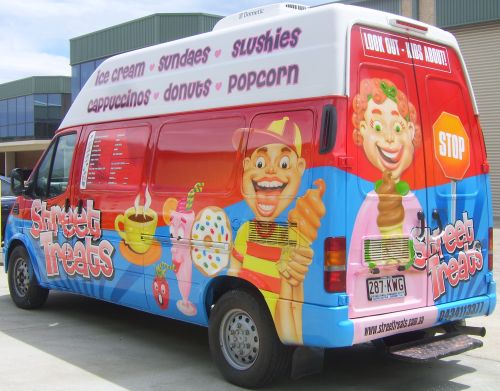 Promotional - Ice Cream and Food VAN Airbrushed