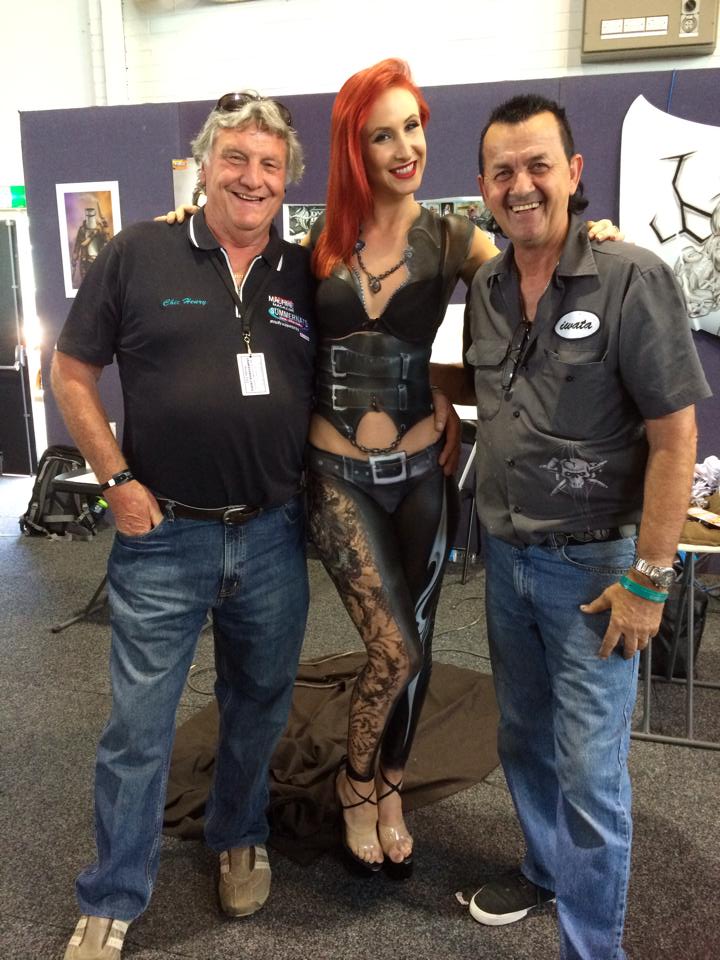 Body Painting with Wayne & Chic Henry Summernats