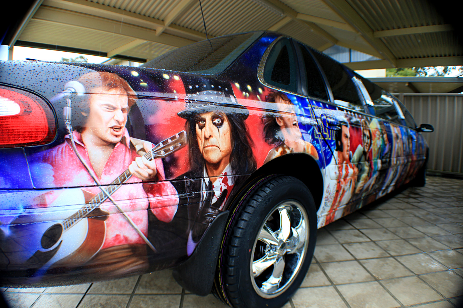 Airbrushed Limo