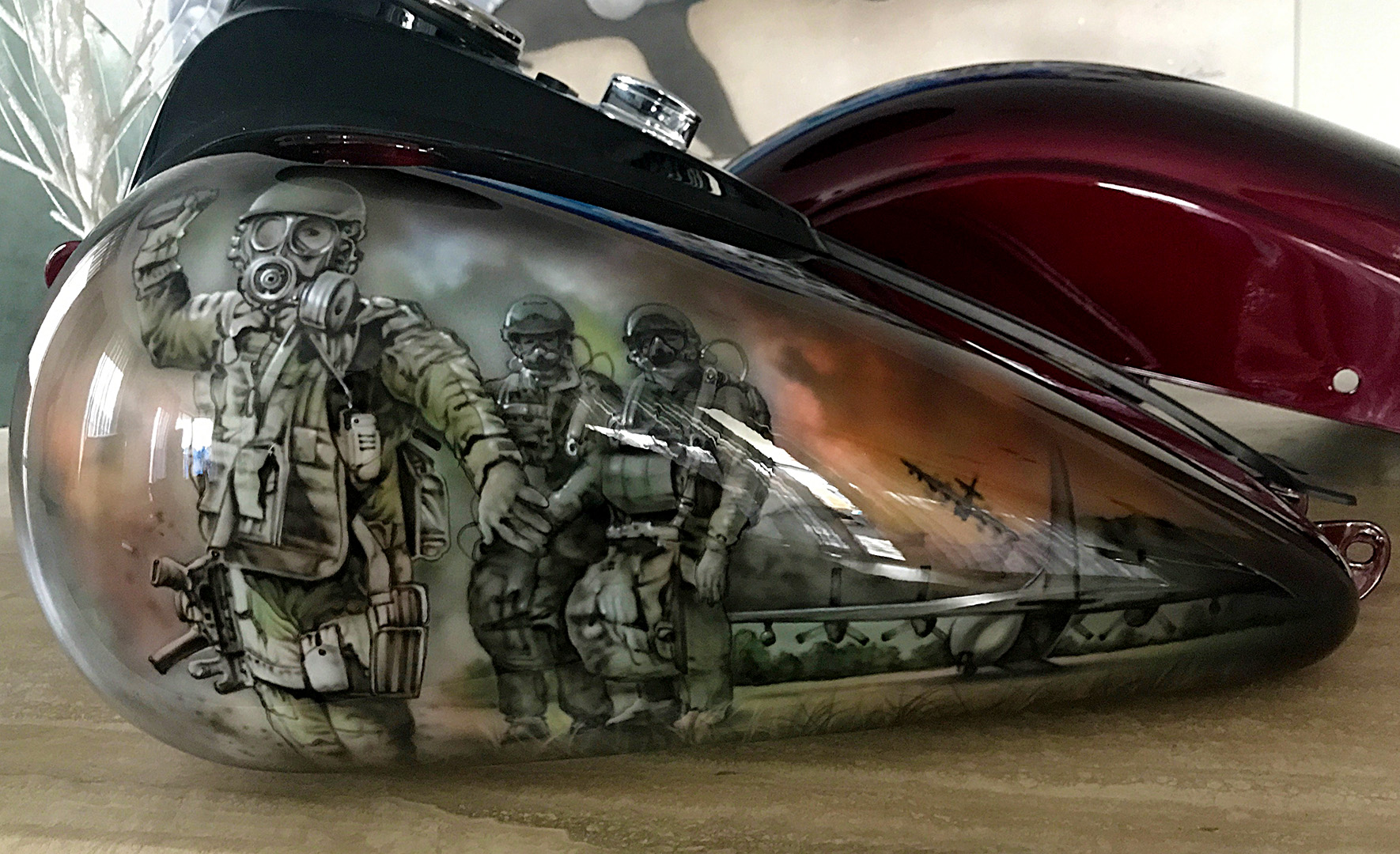 Australian Army Bike Tank | Advanced Airbrush