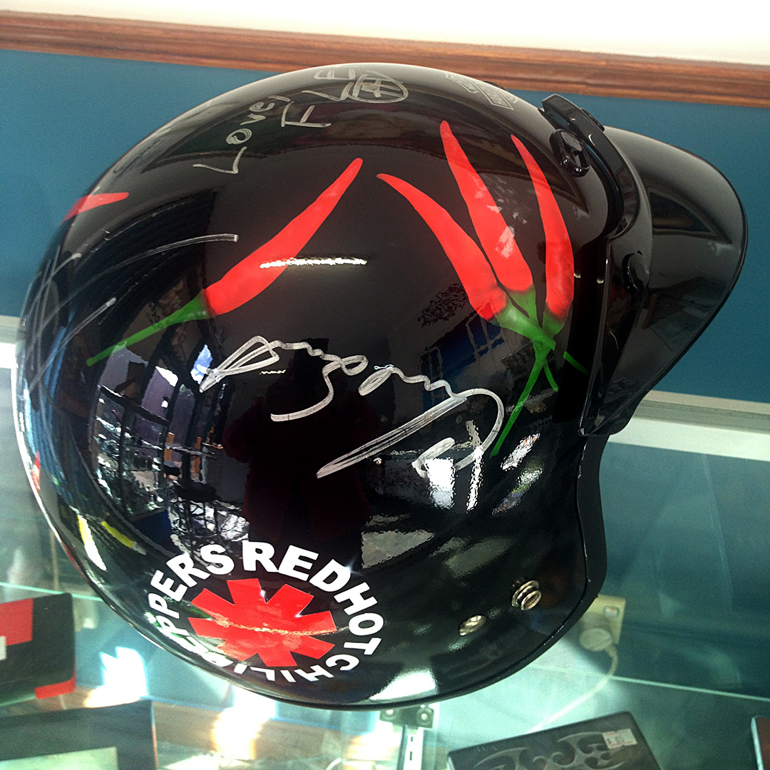 Red Hot Chilli Peppers Helmet (Signed)