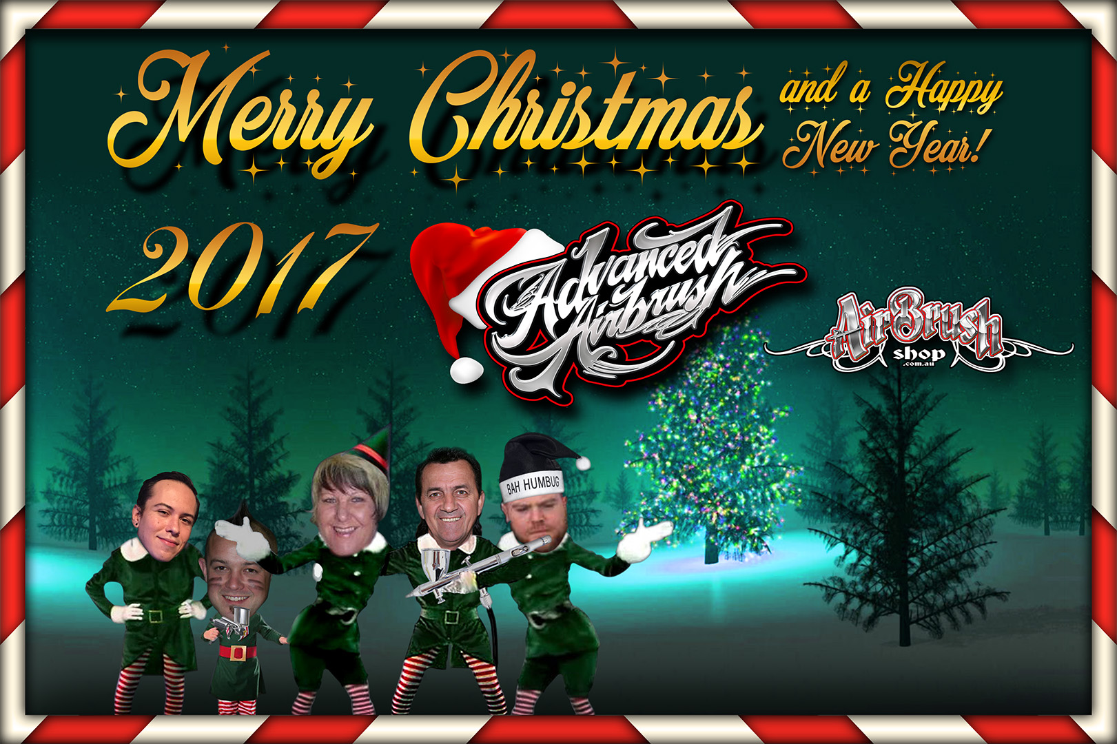 merry christmas 2017 & closing dates advanced airbrush