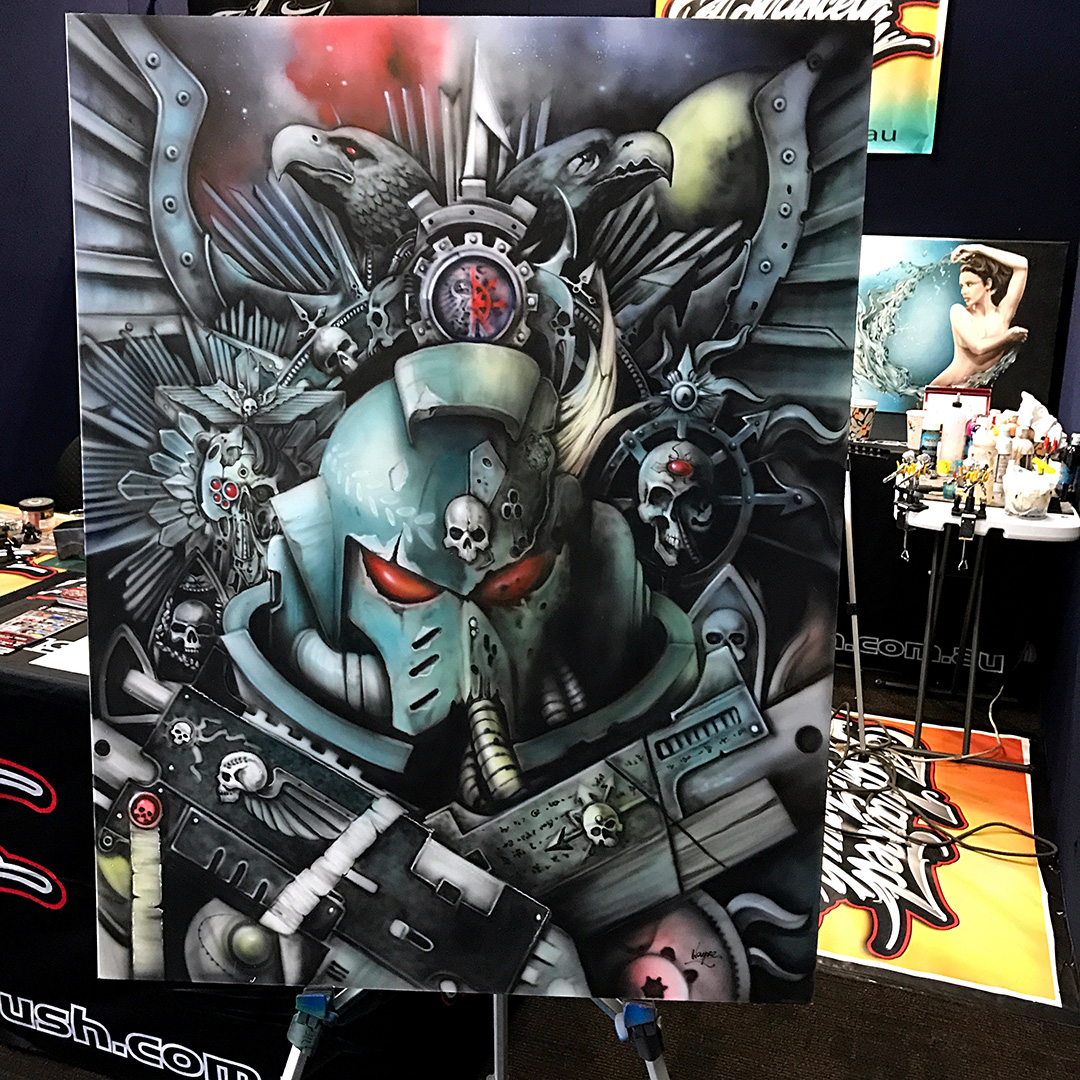 Table gaming trade show artwork
