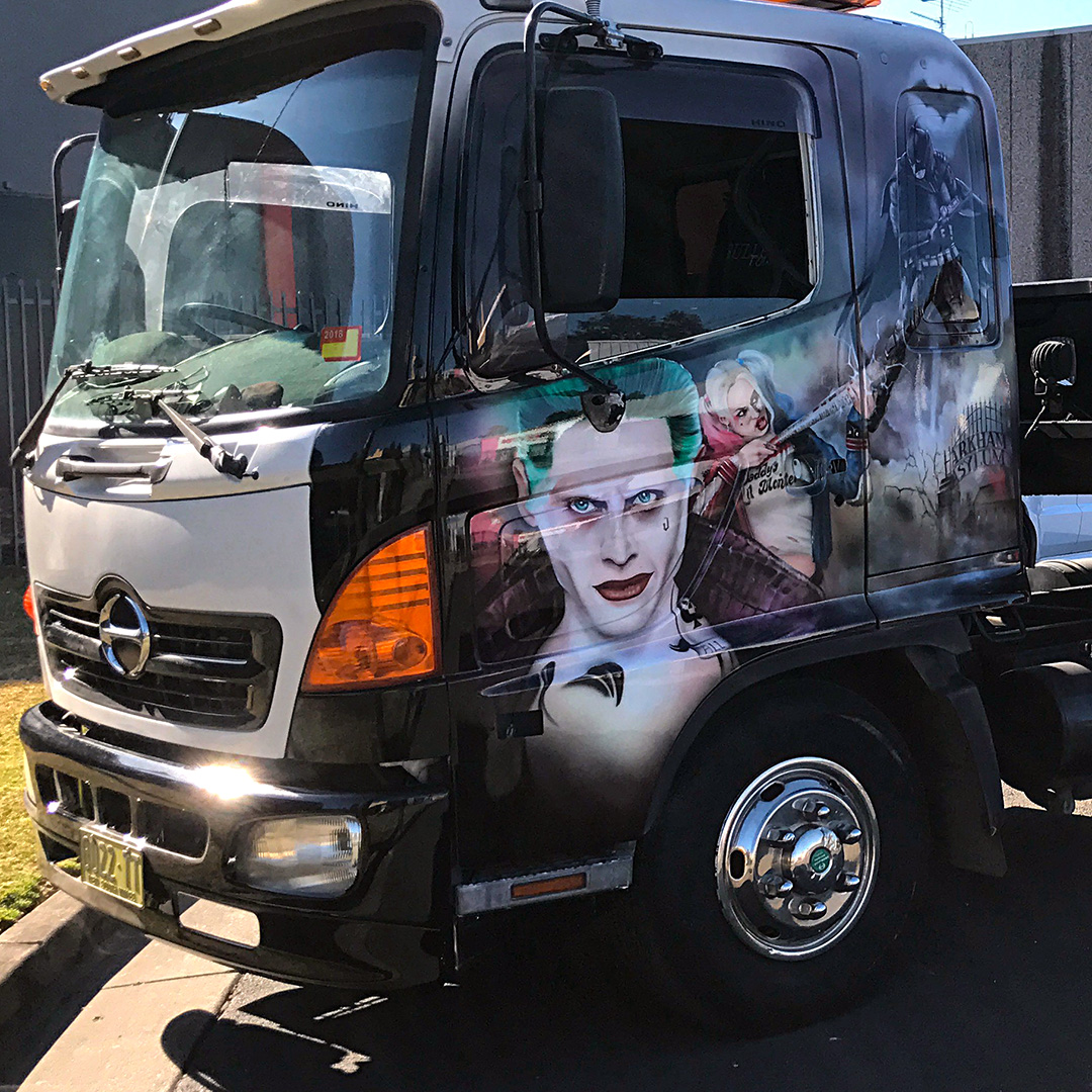 Airbrushed Tow Truck