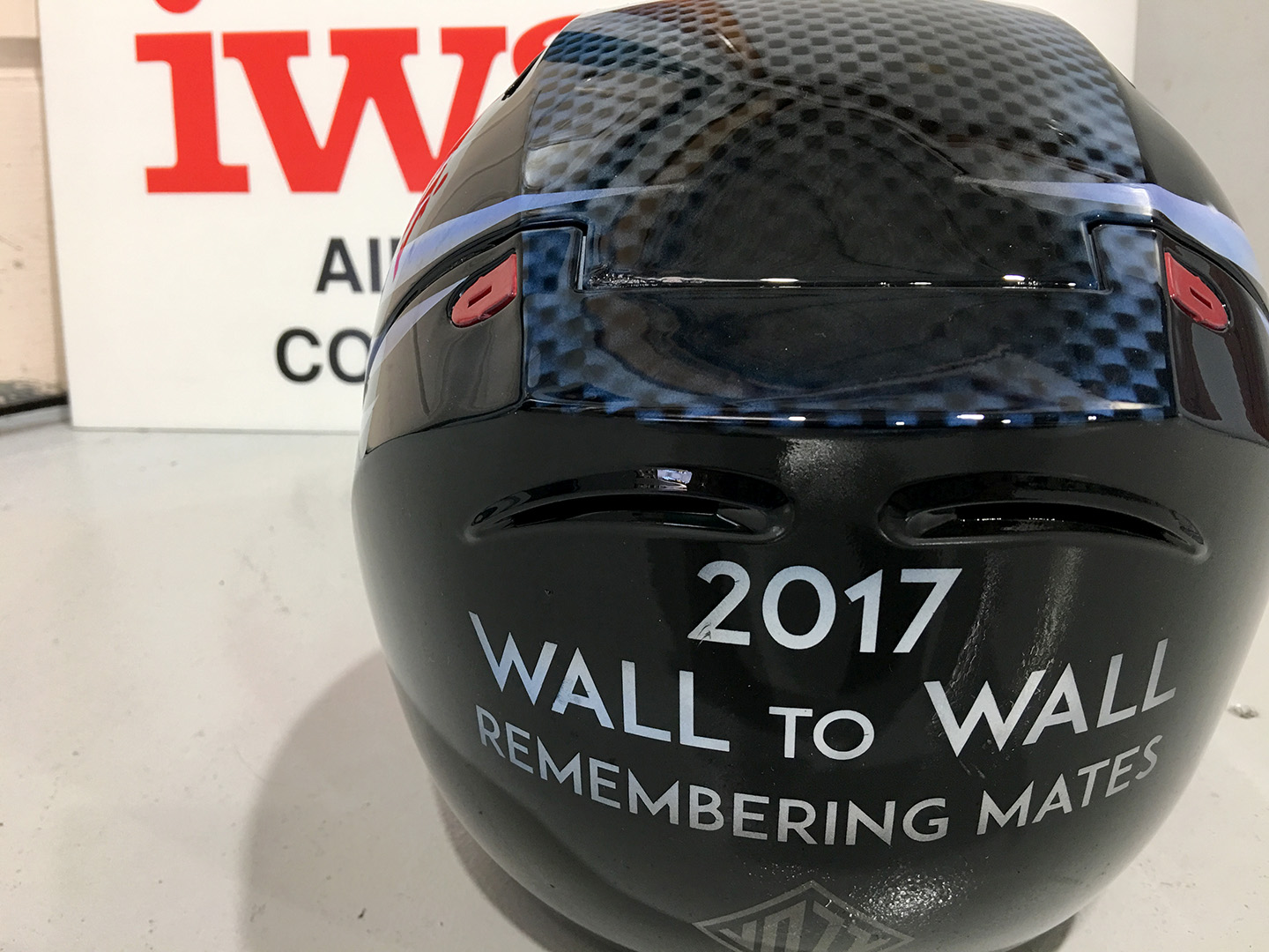 Wall to Wall sponsored Helmet