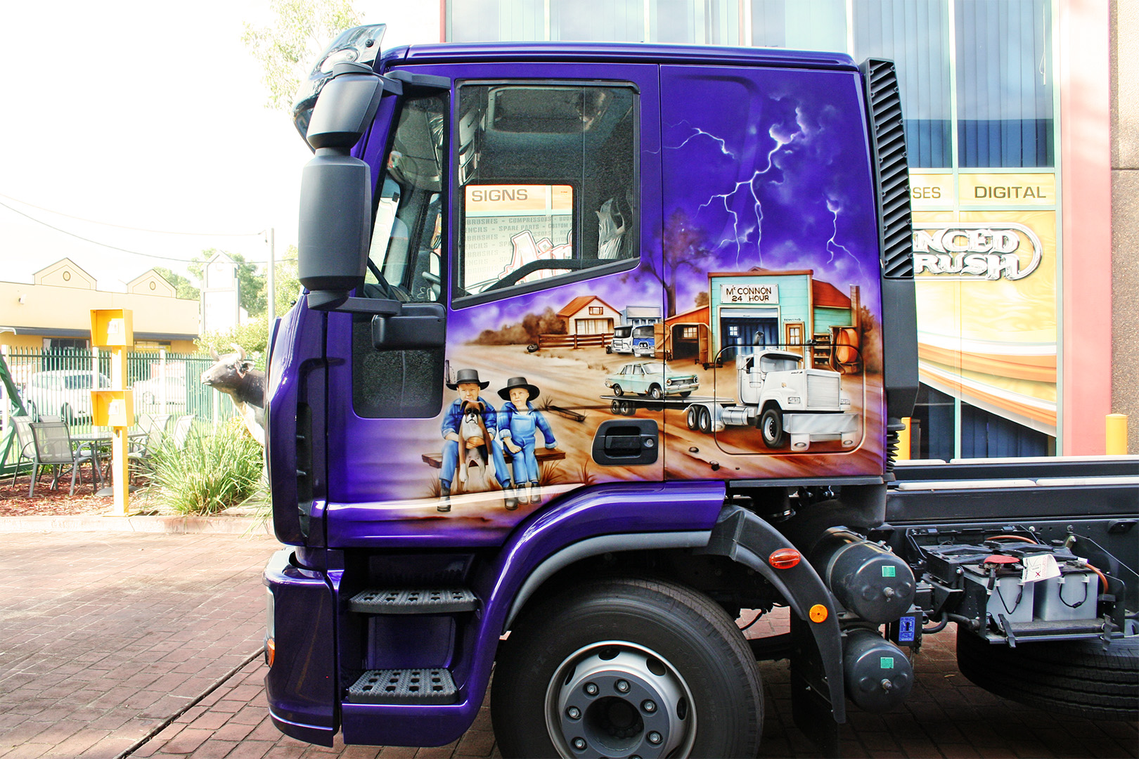 Airbrushed Truck
