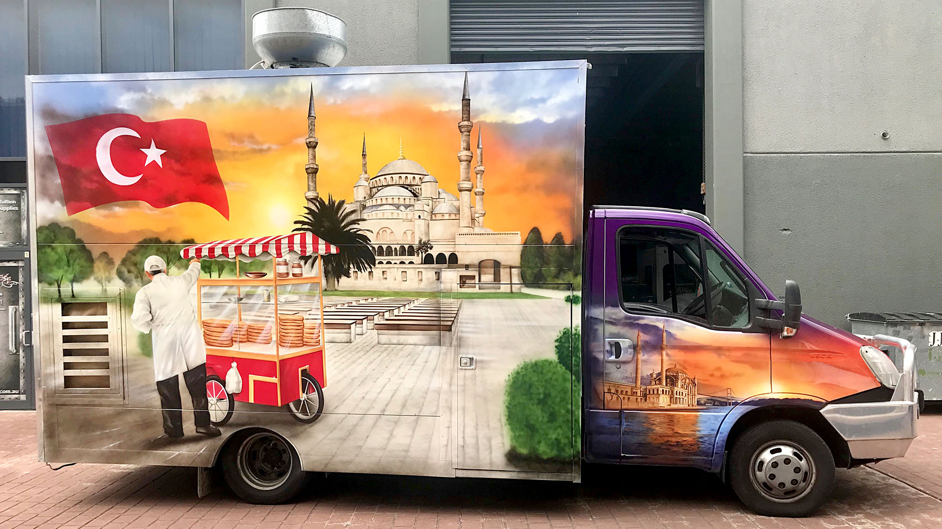 Airbrushed Food Truck