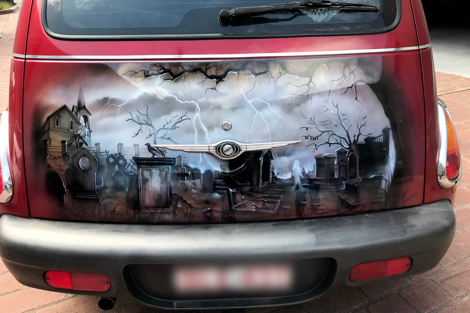 Airbrushed Tail Gate