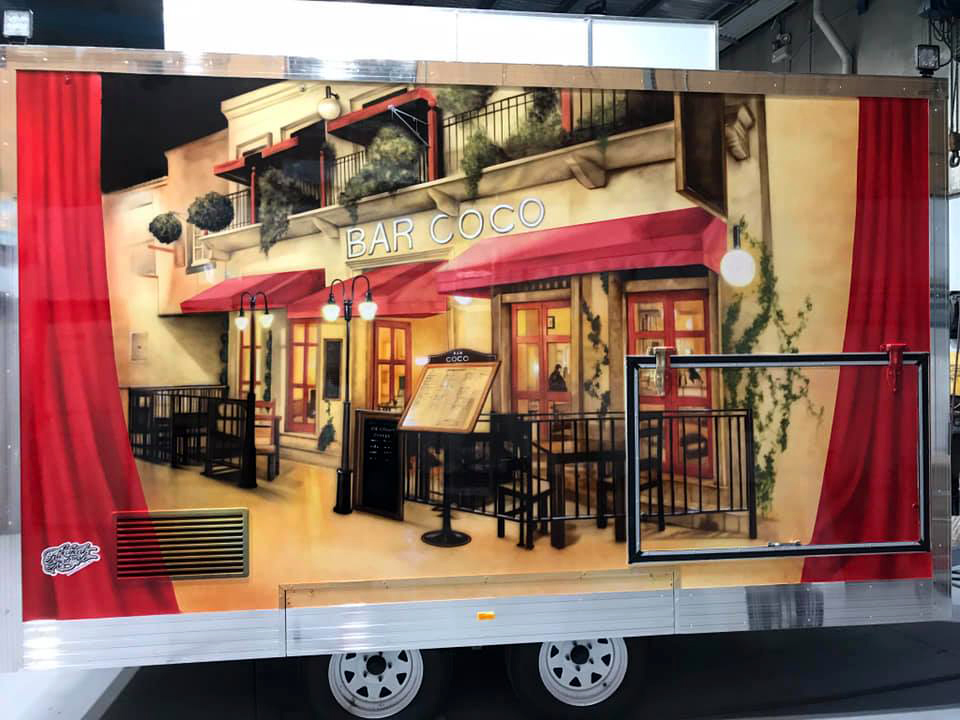 Airbrushed Food Truck